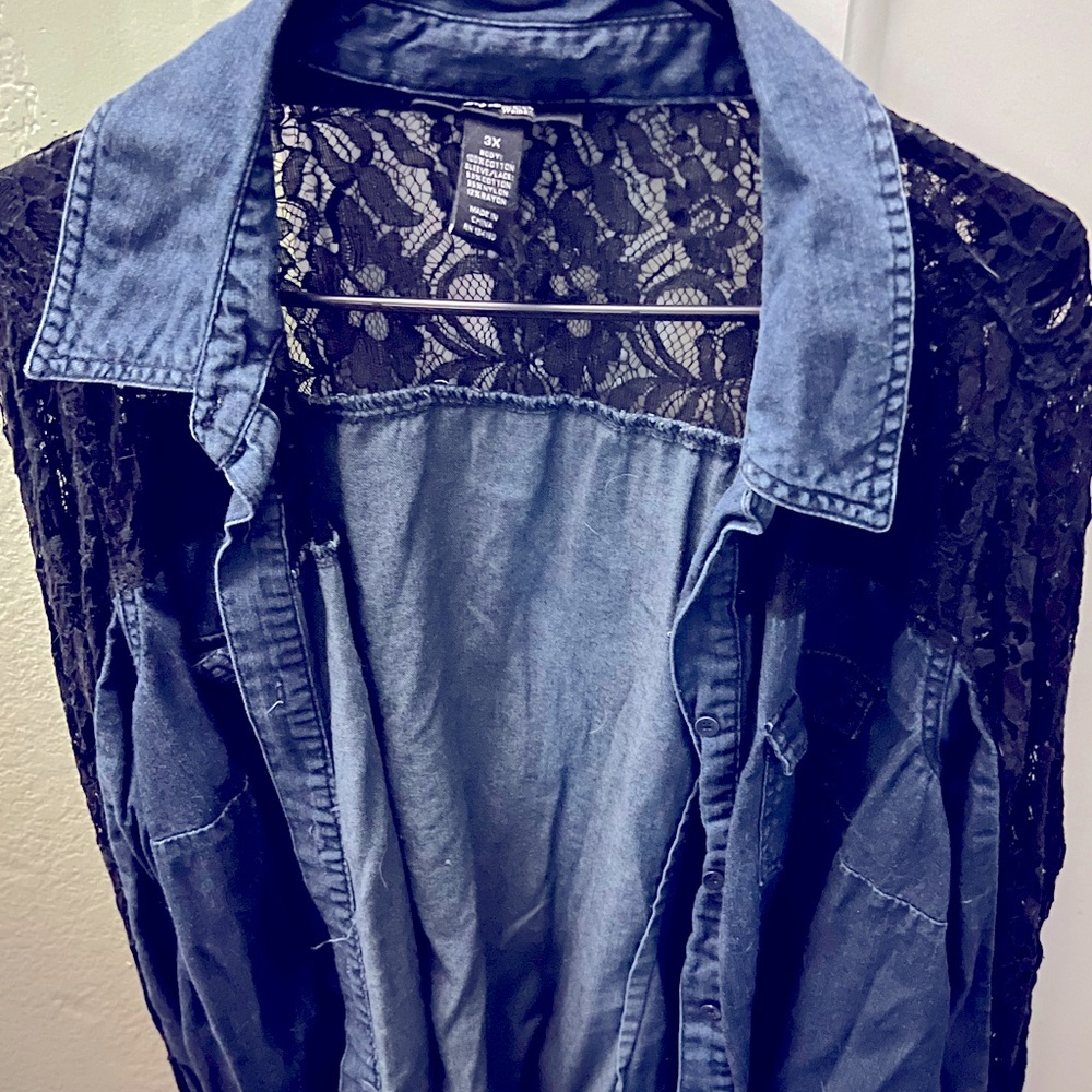 Lacey Jean Jacket, Size 3X